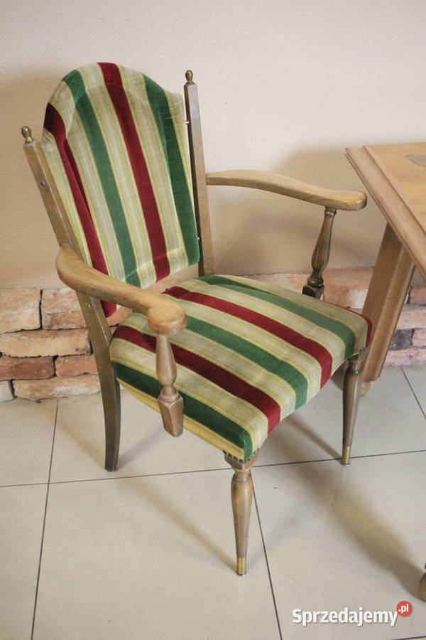 Stół jadalniasalon komplet krzeseł Pszczyna