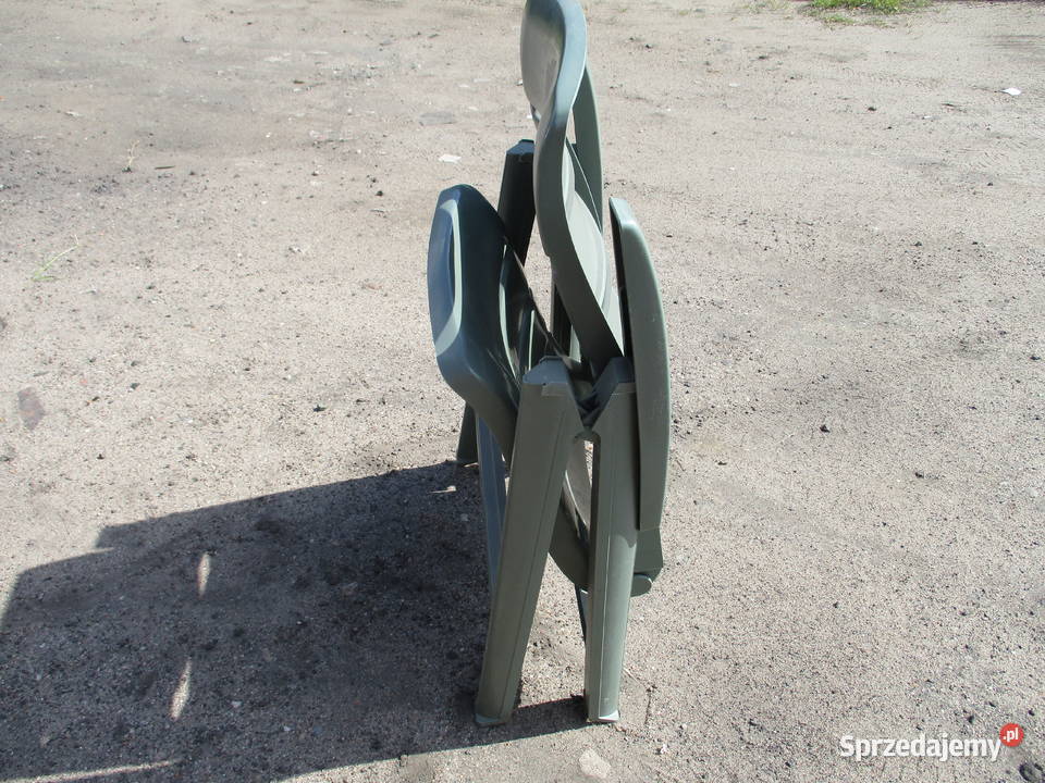 Leżak plastikowy zielony lubuskie Zielona Góra sprzedam