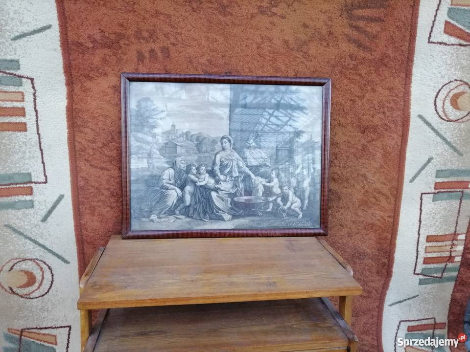 Obraz antyk przedwojenny Pleszew