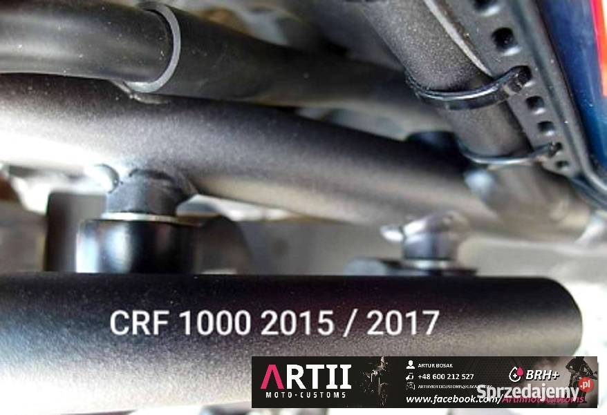 Frame for fixing side cases Africa Twin CRF1000 Mielec