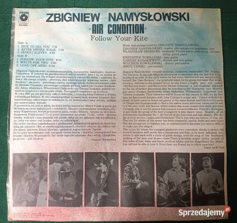 Zbigniew Namysłowski Air Condition Follow Your Zbylitowska Góra
