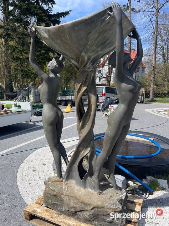 Fontanna ogrodowa z brązu akt 190 Kłodzko sprzedam