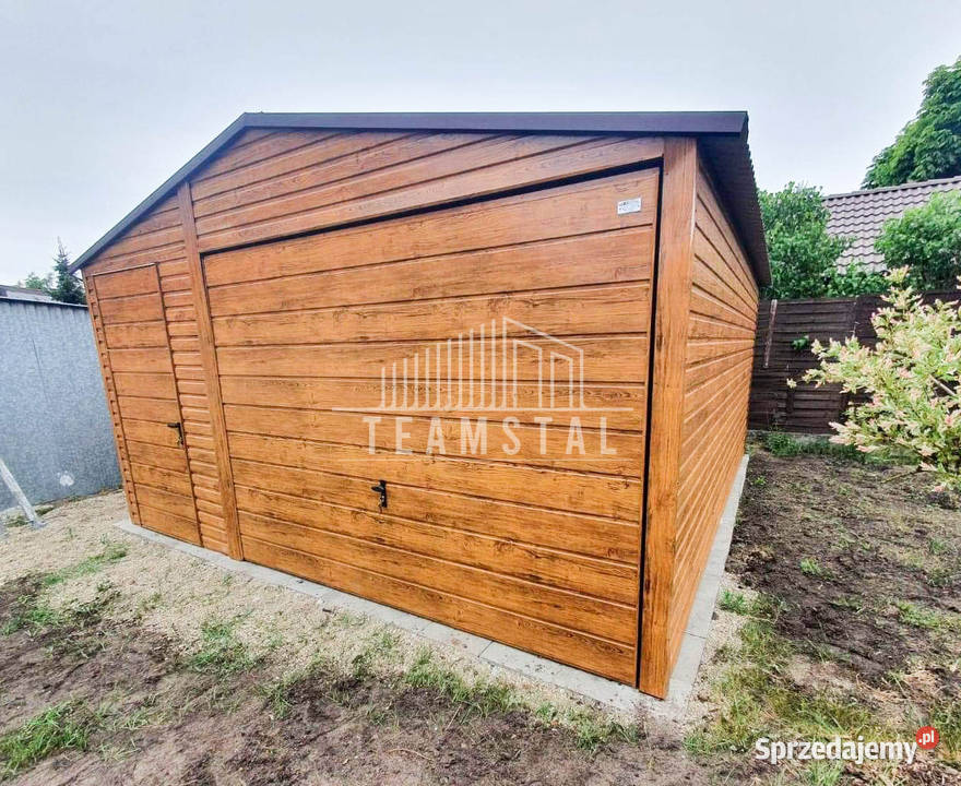 GARAŻ BLASZANY 45m x 5m dwuspad Brama drzwi Sprzedaż Katowice