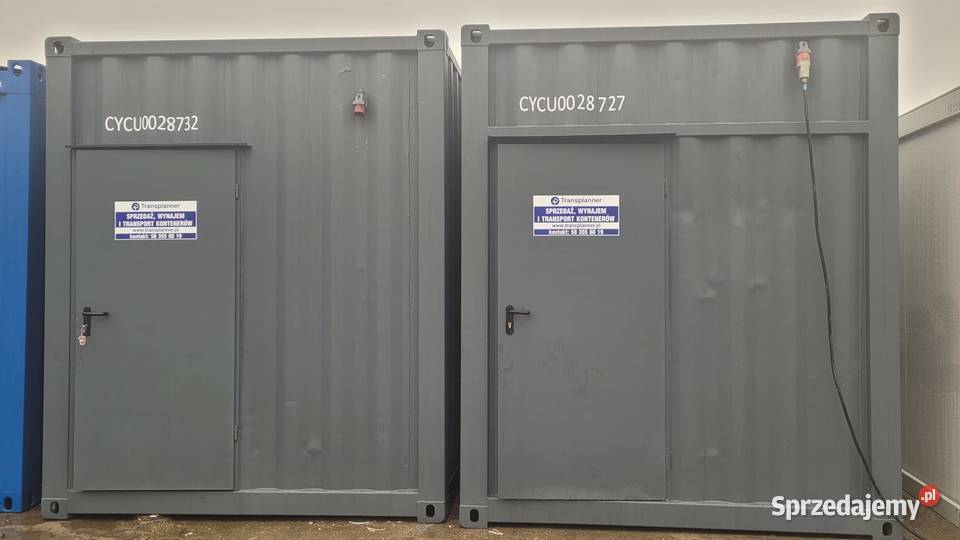 Solidne kontenery biurowe socjalne o wys 29m Gdańsk