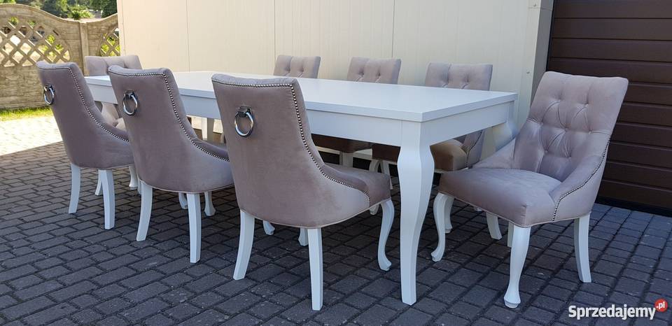 Krzesło krzesła shabby vintage z kołatką