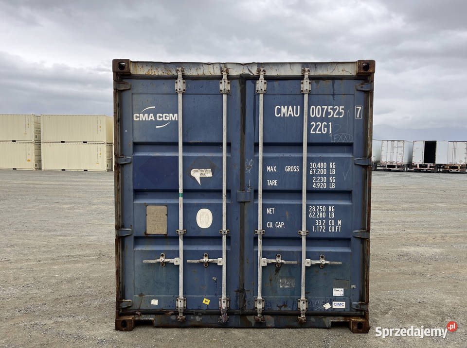 Kontener morski magazynowy 20DV 6 metrowy podkarpackie