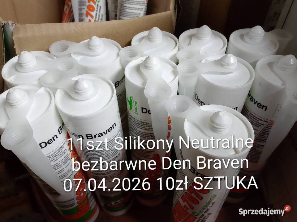 Silikony Neutralne Bezbarwne DEN BRAVEN wielkopolskie Ostrów Wielkopolski