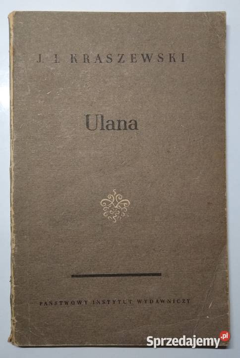 Ulana J I Kraszewski Kultura i Rozrywka Gdańsk sprzedam
