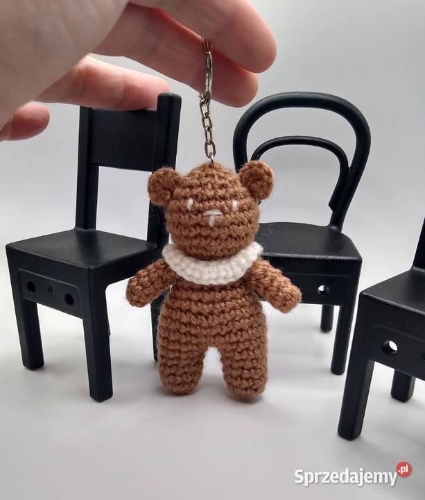 Brelok Miś Bear Crochet Handmade Pozostałe Gdańsk