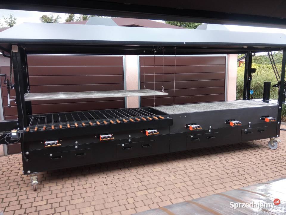 Gastronomiczny grill cateringowy gazowy węglowy Grillowanie