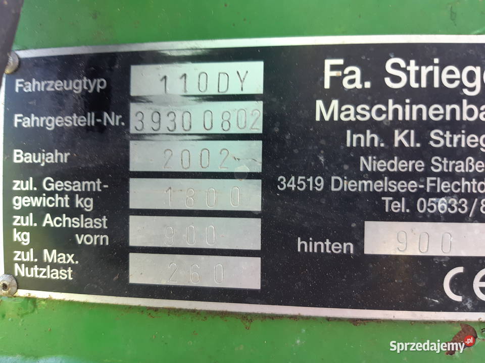 Miniładowarka Striegel DY110 nie Weidemann Ładowacze czołowe Elżbietków