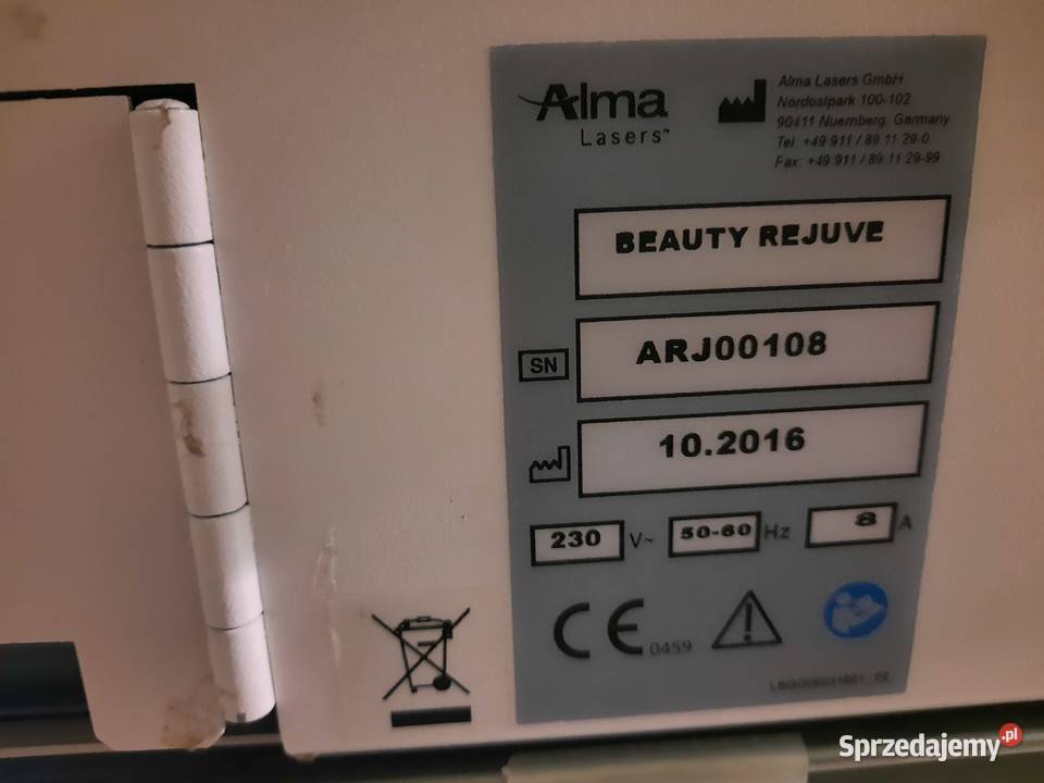 Laser Alma Beauty Rejuve Baby Wyposażenie salonów Tychy