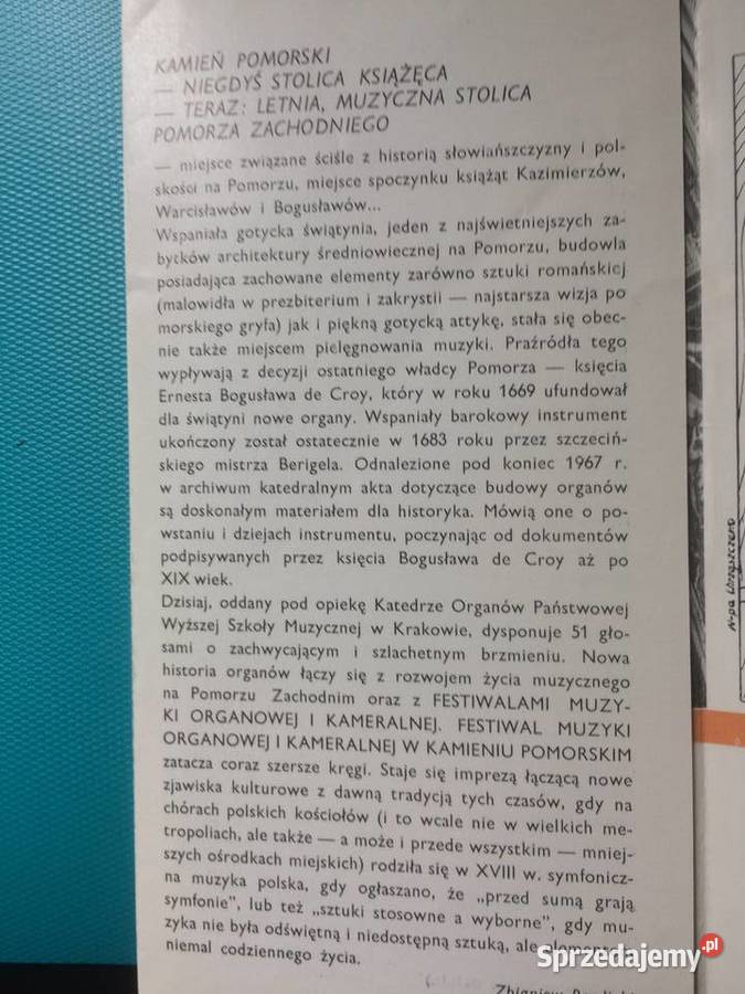 3475 Festiwal Muzyki Organowej i Kameralnej Antykwariat Antykwariat Szczecin