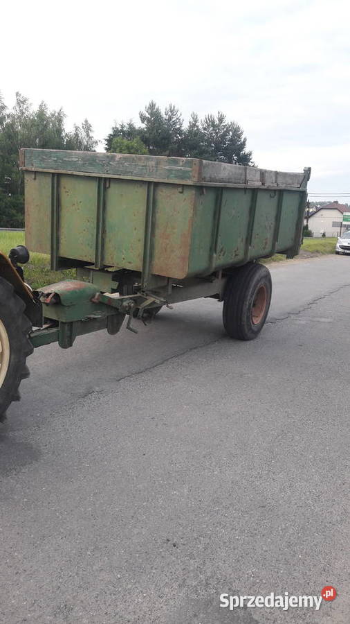 Przyczepa jednoosiowa z kiprem Bochnia