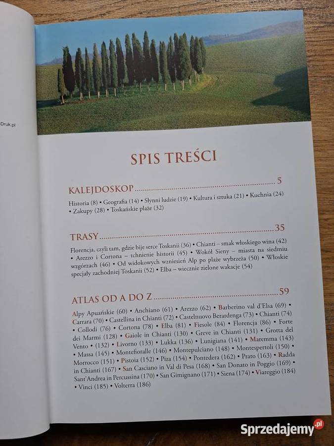 Atlas turystyczny ToskaniiE Krzątała Jaworska Kraków
