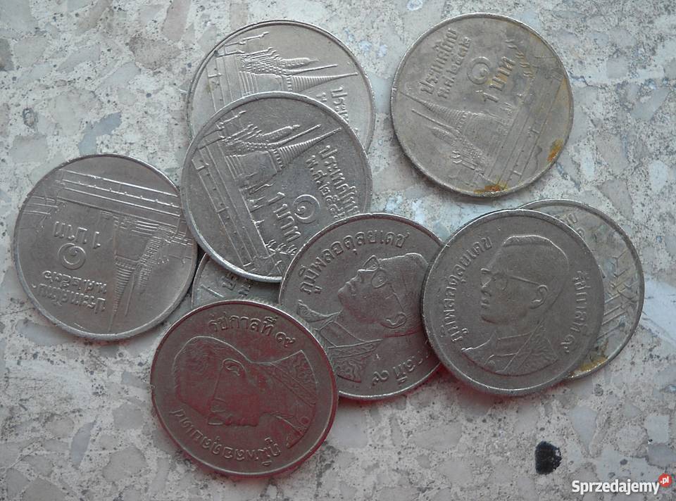 TAJLANDIA1 BAHT9 MONET Numizmatyka Kolekcje Legionowo