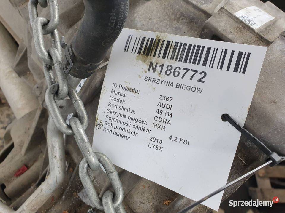 SKRZYNIA BIEGÓW AUDI A8 D4 MXR Lipno