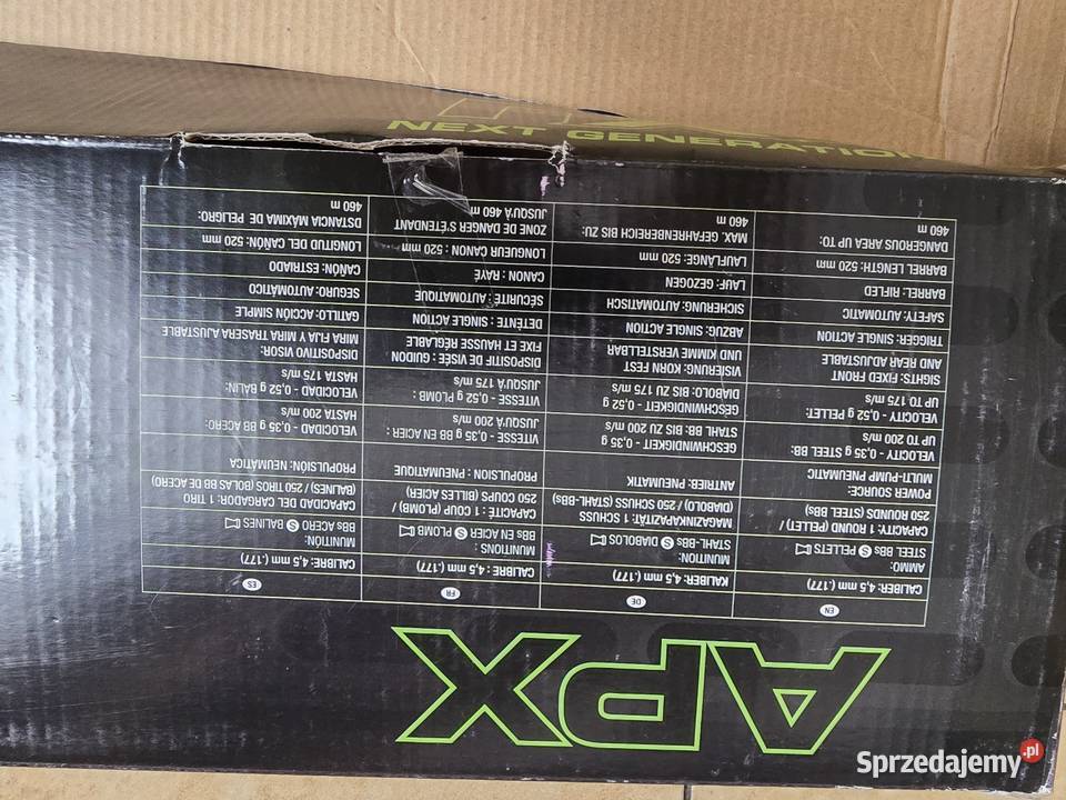 Wiatrówka APX 45MM opolskie Kluczbork sprzedam