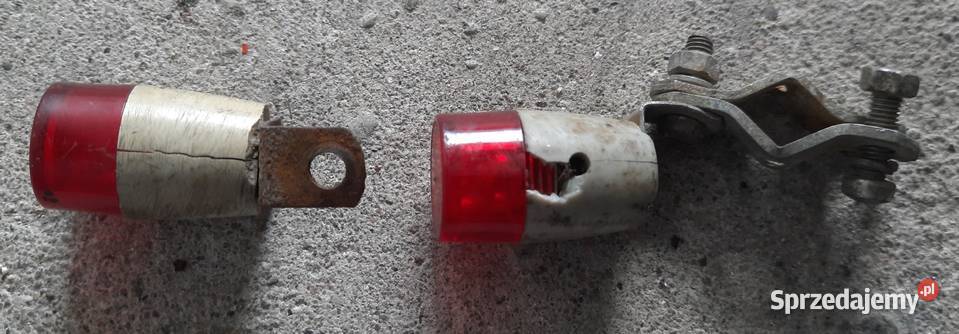 Stara lampka rowerowa pchełka dwie sztuki ZZR Krotoszyn