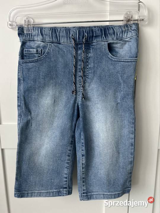Krótkie jeansowe spodenki 128 spodenki Wyszków