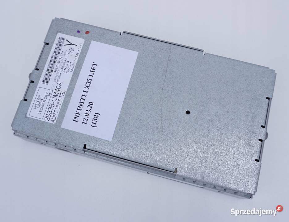 MODUŁ BLUETOOTH INFINITI FX35 FX45 2833540A wyposażenie elektryczne Nowy Tomyśl