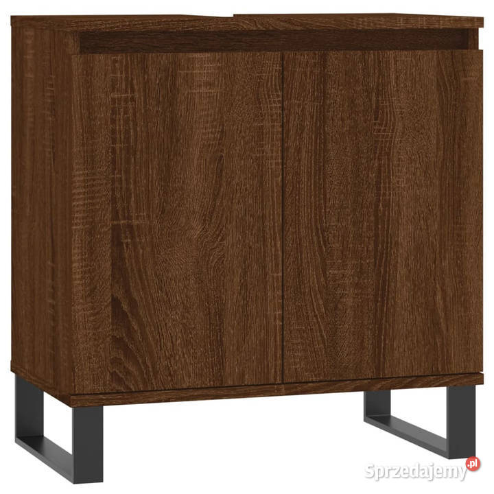 Szafka łazienkowa brązowy dąb 58x33x60 WM831595 Warszawa