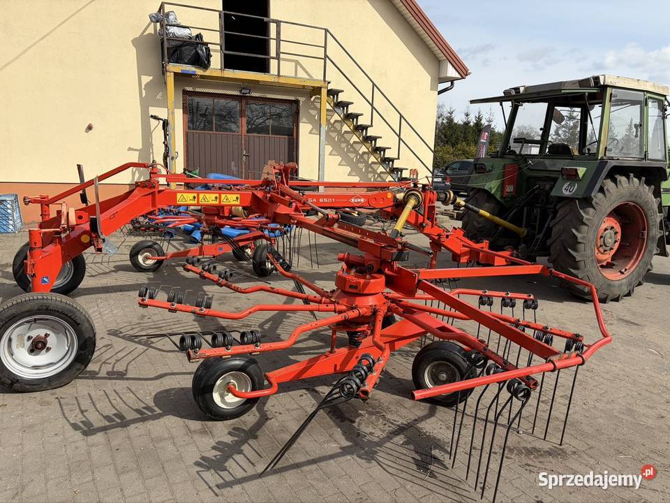 Zgrabiarka 2 karuzelowa Kuhn GA 6501 zagrabiarka Myszyniec