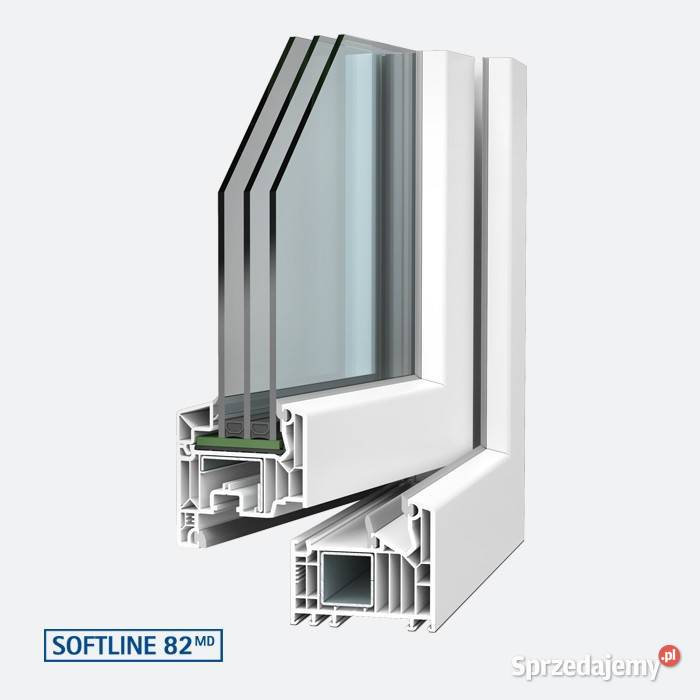 Nowe okna Veka Softline 3 szyby 4 białe