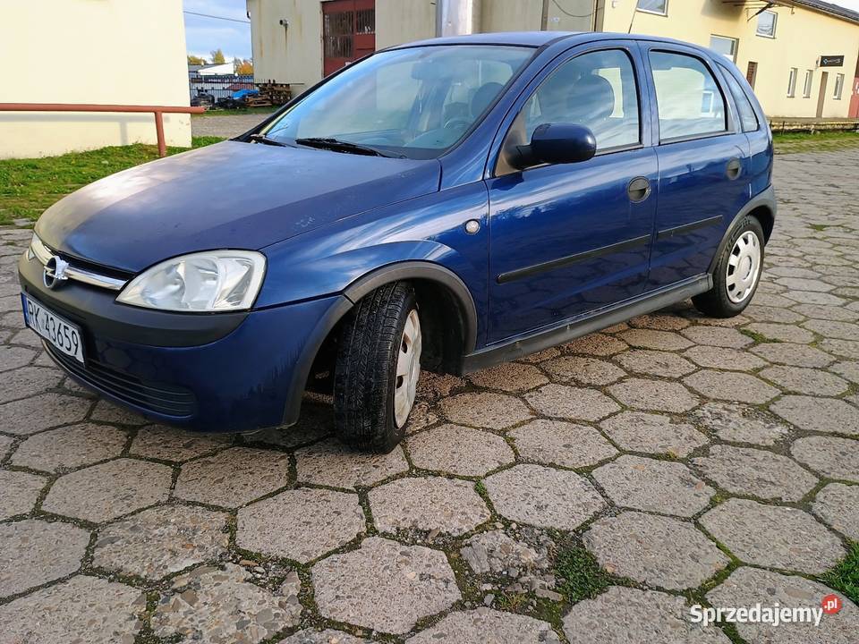 Opel Corsa C 12 16V 2003 lakier metallic Krosno