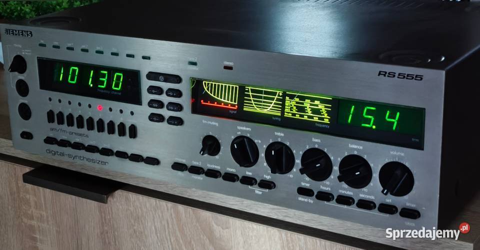 Siemens RS 555 ciekawy amplituner vintage W Piotrków Trybunalski sprzedam