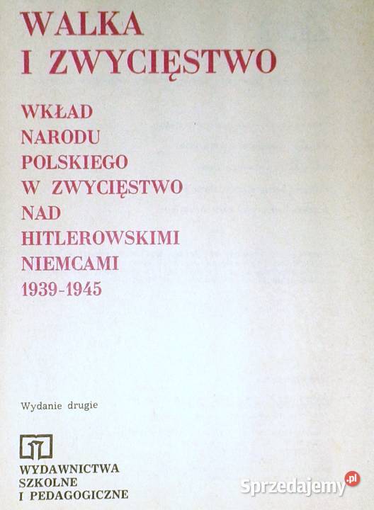 Walka i zwycięstwo Wkład narodu polskiego Chełm sprzedam