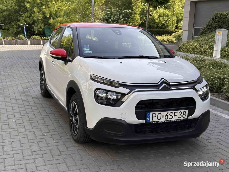 CITROEN S C3 2020 Mały Przebieg samochód osobowy 1199cm3 Poznań