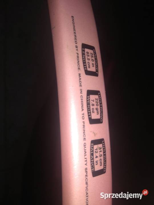 Zestaw tenisowy PRINCE juniorska rakieta z torbą Radom