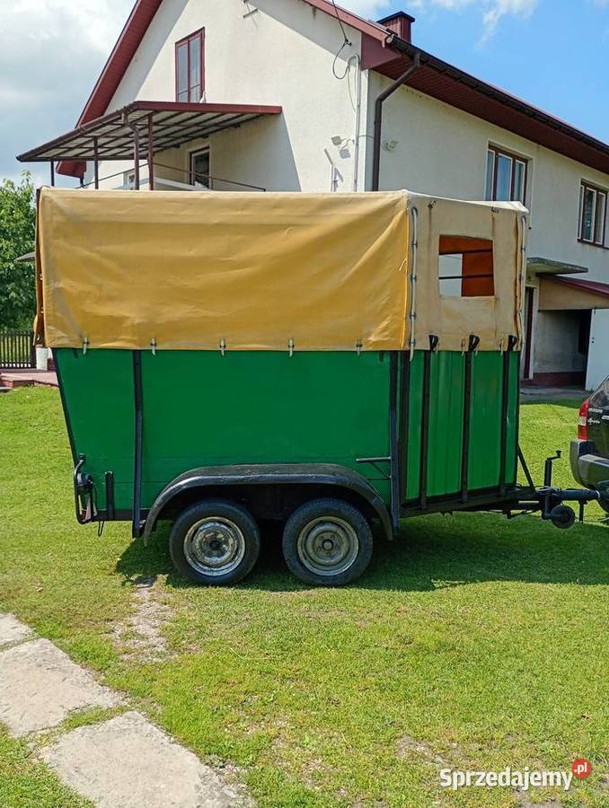 Przyczepa do przewozu żywych zwierząt nieuszkodzony świętokrzyskie Pińczów