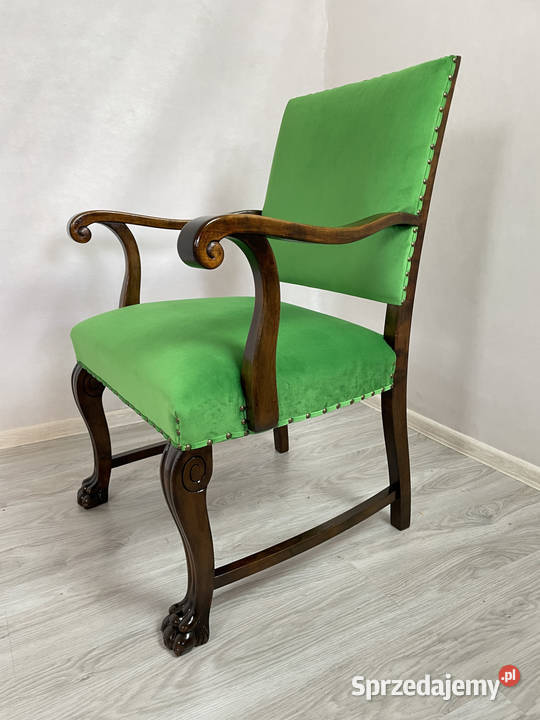PIĘKNY FOTEL 1920 r Meble łódzkie Łódź