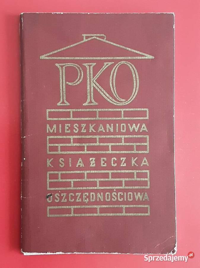 KSIĄŻECZKA MIESZKANIOWA PKO 1977 Szczecinek sprzedam