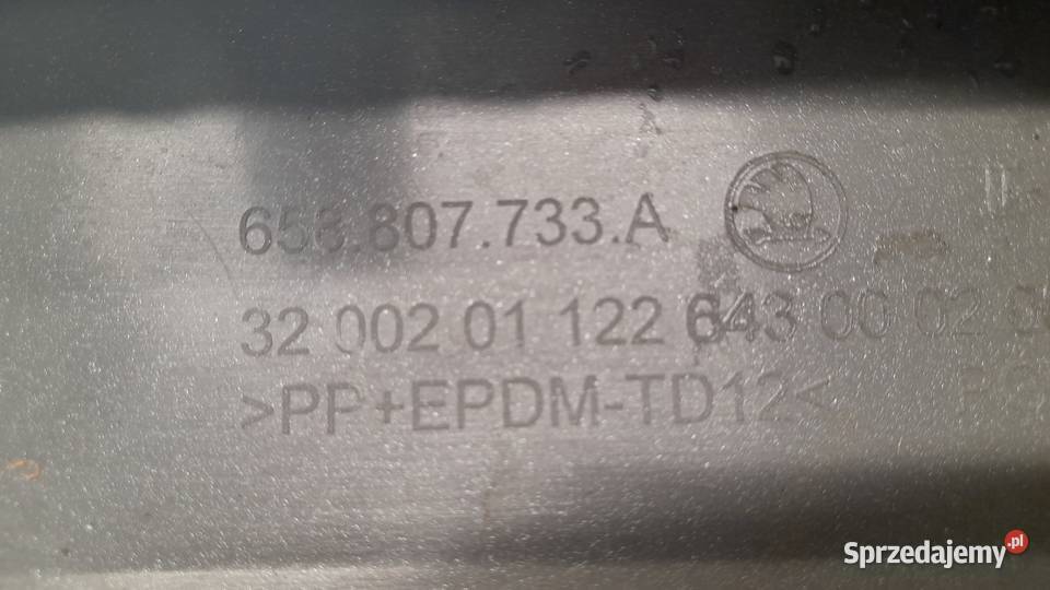 SKODA KAMIQ SPOILER LISTWA ZDERZAKA PRZÓD