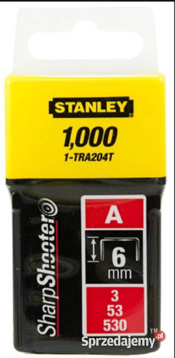 STANLEY zszywki TYP A12mm sprzedam