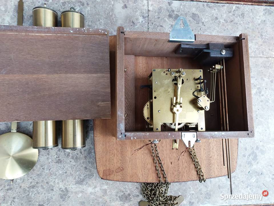 122 Stary zegar ścienny wagowy Brixon łańcuchowy ścienny sprzedam