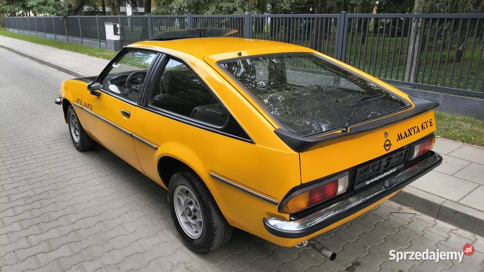 OPEL MANTA B GTE AUTOMAT 115 1979 r to absolutny