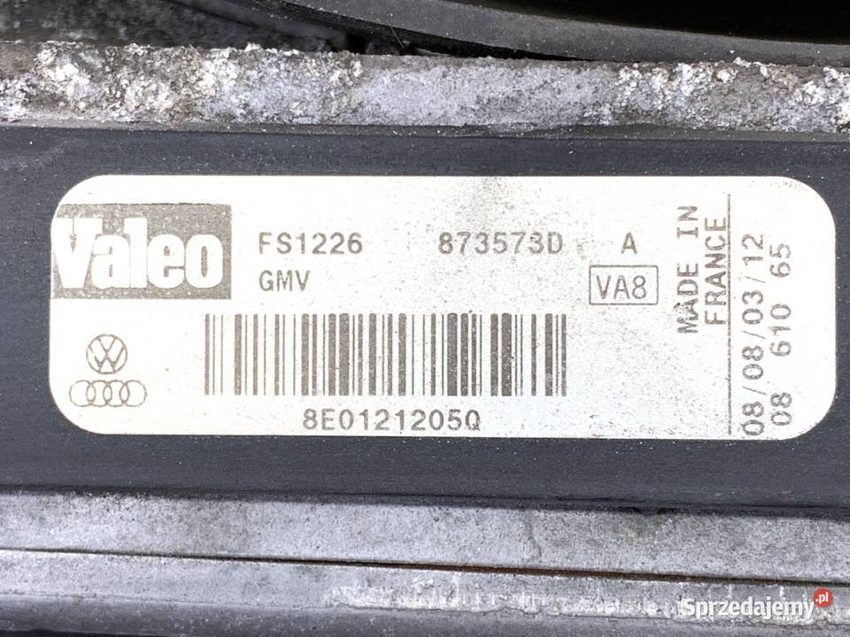 WENTYLATOR CHŁODNICY AUDI A4 B6 20 150