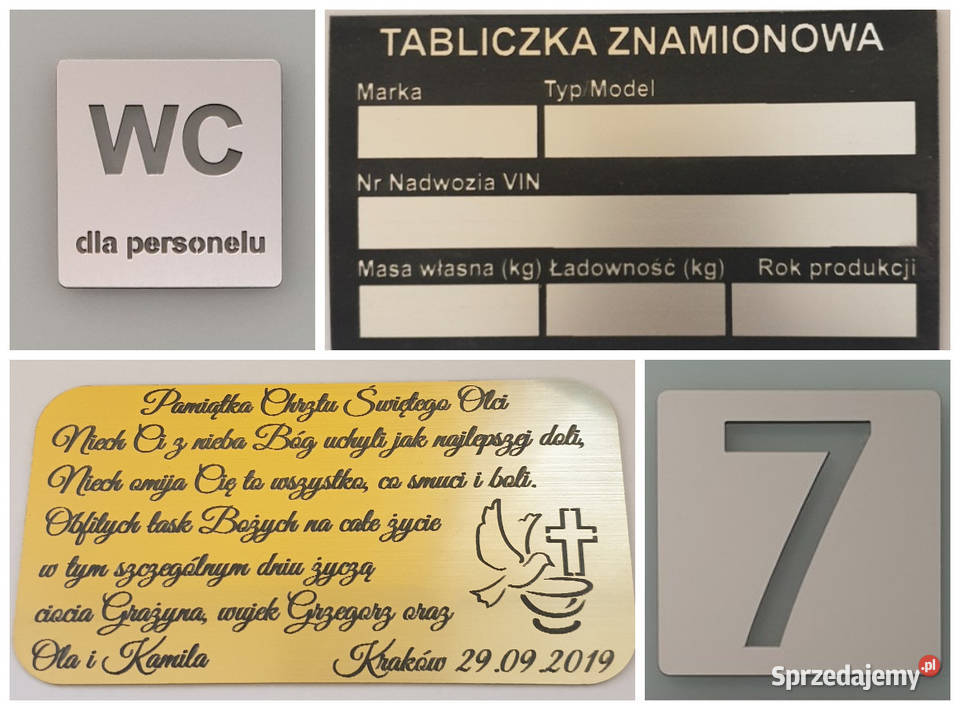 Grawerowanie cięcie znakowanie laserem plexi Olkusz