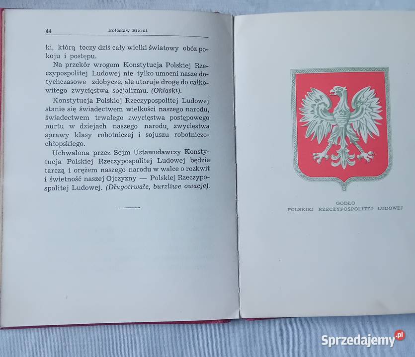 Bolesław Bierut O Konstytucji Polskiej Koźminek