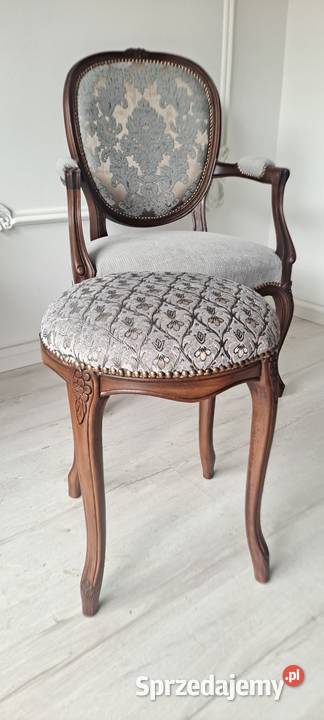 Stylowa pufa podnóżek stołek taboret ornament Szczecin