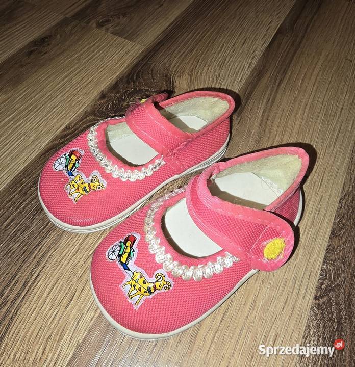 Różowe buciki dziewczynki 16 śląskie