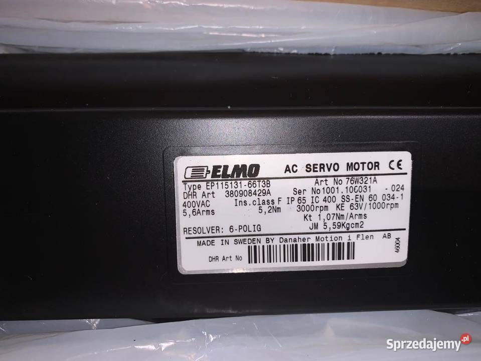 SERVOMOTOR ELMO EP11513166T3B Warszawa sprzedam