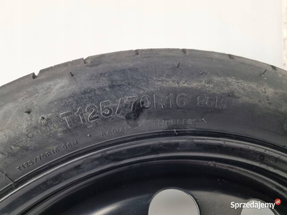 KOŁO DOJAZDOWE Audi Seat Vw Golf VI 12570 R16