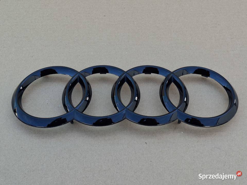 AUDI Q 7 4M EMBLEMAT GRILLA ZNACZEK CZARNY Bieleń