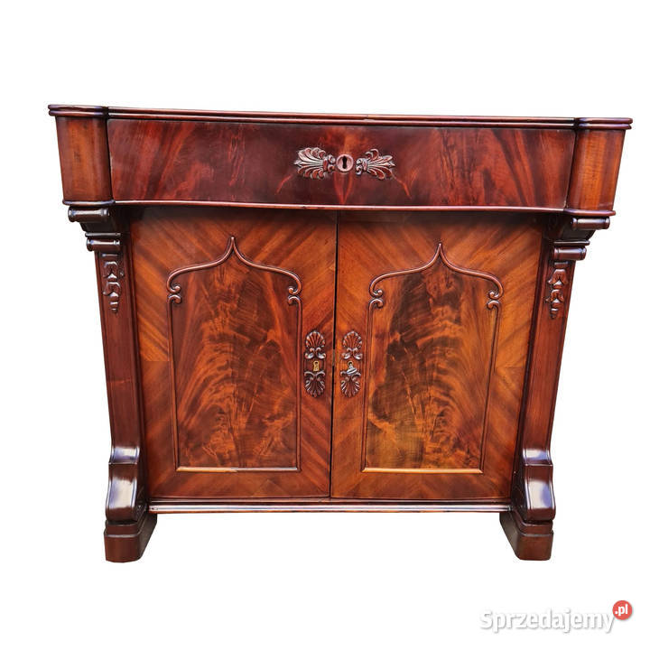 MAHONIOWA SZAFKA KONSOLA EKLEKTYCZNA Szczecin