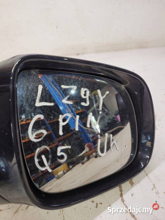 LUSTERKO ZEWNĘTRZNE PRAWE AUDI Q5 8R LZ9Y 6PIN sprzedam